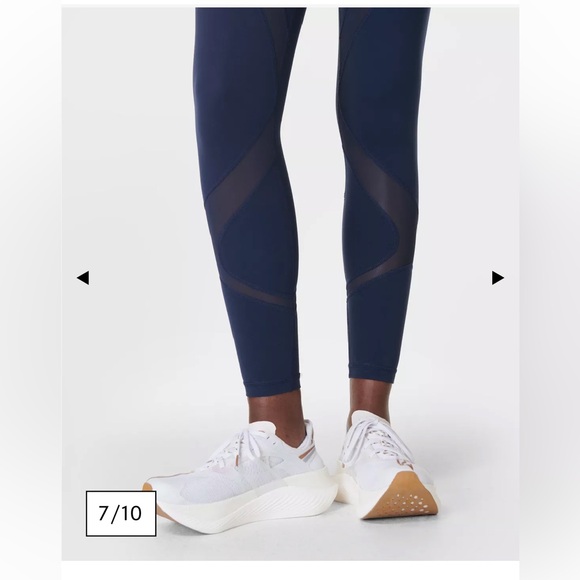 Sweaty Betty Power Illusion Mesh 7/8 Workout Leggings size L *NWT* - Picture 8 of 8